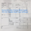 Konica Minolta 224e 284e 364e 454e 554e Reset Zero Software