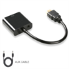 QG-HD07 QGeeM-Adaptador de HDMI a VGA Digital a analógico, Cable convertidor de Audio de vídeo, conector HDMI VGA para Xbox 360, PS4, PC, portátil, TV Box - Image 9