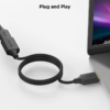 QG-HD19-18 HDMI Extension Cable 6FT,QGeeM 4K HDMI 2.0 Extender Male to Female Cable,Supports 3D, Full HD,2160p,Compatible with Roku Fire Stick,for Laptop,PS4,HDTV,Monitor,Projector,HDMI Port Extender - Image 7