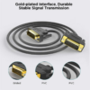 QG-HD15-18 DVI to DVI Cable 3FT, QGeeM DVI-D 24+1 Dual Link Male to Male Digital Video Cable, Support 2560x1600 for Laptop, Gaming, DVD, Laptop, HDTV and Projector - Image 7