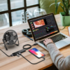 QG-UH05-1A QGeeM USB 3.0 Hub, USB 3.0 Extension Ultra-Slim 5 Port Data USB Hub Adapter with 2.5 ft USB Extended,3 USB 3.0 Port, Card Reader Compatible with MacBook, Mac/Surface Pro, iMac, XPS, Flash Drive - Image 7