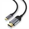 QG-UA10-18 USB C to HDMI Cable Adapter 6ft 4K,QGeeM USB Type C to HDMI Cable Thunderbolt 3 Compatible with MacBook Pro 2018 IPad pro,Samsung S9 S10,Surface Book 2,Dell XPS 13/15,Pixelbook More