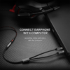 QG-AU06 QGeeM-separador de auriculares para ordenador, 3,5mm, hembra a 2 macho, 3,5mm, Cable divisor de Audio Y micrófono, adaptador de auriculares a PC, Cable auxiliar - Image 4